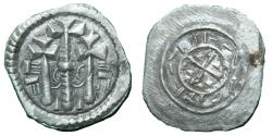 World Coins - Hungary - Istvan II - 1116-1131 AD - Ag denar - XF  Time of Crusades RRR