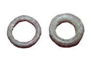 Ancient Coins - Lot comprising 2 Celtic ring Proto money - .Cent. BC