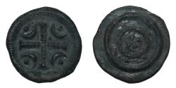 World Coins - Bela II 1131-1141 - Copper denar Time of Crusades