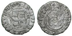World Coins - Hungary - Ferdinand II - 1619-1637 AD - 1621 - Ag denar -VF
