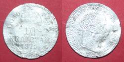 World Coins - Austria - Franz Joseph I - 10 krajczar - 1871 Silver