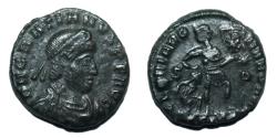 Ancient Coins - Gratian - Augustus 367-383 AD   SIS mint  black-green patina