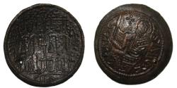 World Coins - Hungary -Bela III - Copper coin - 1172-1196 - Crusader parabolic coin