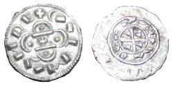 World Coins - Hungary - Arpad Dynasty - King Kalman (Coloman) 1095 - 1116 Silver denar