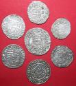 World Coins - Lot comprising 7 medieval Hungarian Ag denars