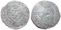 World Coins - AQULEIA Silver Denar LUDOVIC II Di TECH 1412-1420 1 Soldo