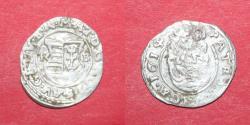 World Coins - Hungary - Mathias II - 1608-1619 AD - Ag denar 1614 AD - VF