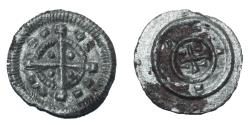 World Coins - Bela II - King of Hungary - 1131-1141 AD - Silver denar - XF - Time of the crusades