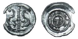 World Coins - Hungary  Geza II - 1141-1162 AD - Ag denar