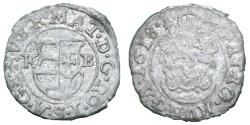 World Coins - Hungary - Mathias II - 1608-1619 AD - Ag denar - VF