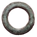 Ancient Coins - Celtic ring Proto money -  BC Green-Black patina