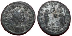 Ancient Coins - Probus - Augustus 276-282 AD - Antoninianus silvered