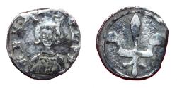World Coins - Hungary - Charles Robert - 1307-1342 AD  - AR denar - Fleur-de-lis - XF