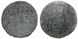 World Coins - Hungary -Bela III - Copper coin - 1172-1196 - Crusader parabolic coin