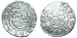 World Coins - Hungary - Ferdinand III  1637 - 1657  Silver denar