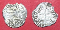 World Coins - Hungary - Mathias I Corvinus - 1458-1490 AD -Silver denar - VF