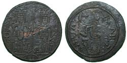 World Coins - Hungary - Bela III - Copper coin - 1172-1196 - Crusader flat coin