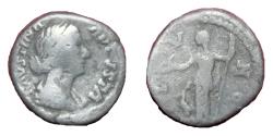 Ancient Coins - Faustina II - b. ca.128 - d.175 - AR denar - IVNO