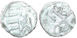 World Coins - Hungary - Mathias I 1458-1490 obolus Rare! Ag obolus, 1463 Buda,