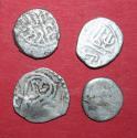 World Coins - Lot comprising 4 silver Turkey akçe coins