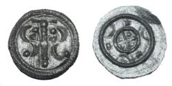 World Coins - Hungary  Geza II - 1141-1162 AD - Ag denar