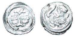 World Coins - HUNGARY - Bela IV - 1235-1270 AD - silver obolus