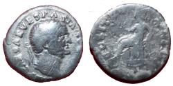 Ancient Coins - VESPASIAN - Augustus 69-79 AD - AR denarius