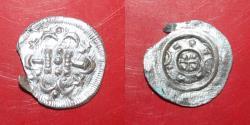 World Coins - Bela II - King of Hungary - 1131-1141 AD - Ag obolus - VF