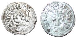 World Coins - Hungary - Louis I  1342 - 1382  Silver Denar