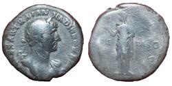 Ancient Coins - Hadrian - Augustus 117-138 AD - AR denarius - PIETAS