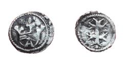 World Coins - Hungary - Mary 1382-1395 AD - silver obolus - Extremely rare!! - XF