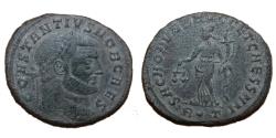 Ancient Coins - Constantius I - Augustus 305-306 AD - SAC MON VRB AVGG ET CAESS NN - XF