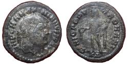 Ancient Coins - Maximian - Augustus 285-310 AD - Follis Silvered