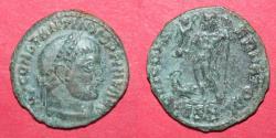 Ancient Coins - Constantine I - 307-337 AD - IOVI CONSERVATORI  Green patina
