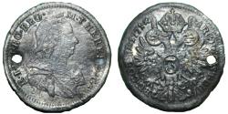 World Coins - Maria Theresia - 1771 AD - 3 Kreuzer Silver