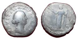 Ancient Coins - Faustina II - b.ca. 128 - d. 175 - AR denarius - F - VENVS