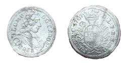 World Coins - Austria - Karl III von Lonthringen - 1 kreuzer 1707 Silver