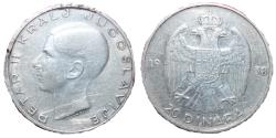 World Coins - King Petar II - King of Yugoslavia - 20 dinara - Silver