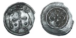 World Coins - Hungary - Bela III - 1173-1196 AD - silver denar - VF  RR