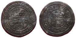 World Coins - BELA III Copper coin 1172-1196  PSEUDO-ARABIC LEGEND IN CIRCLE  Time of the crusades