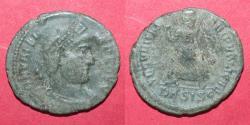 Ancient Coins - Valens - 364-378 AD - SECVRITAS REIPVBLICAE  Green patina