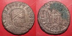 Ancient Coins - Constantine the Great - 307-337 AD - imitative tribal bronze coin