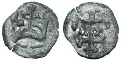 World Coins - Hungary - Rudolf I - 1576-1608 AD - Ag denar - F