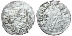 World Coins - Hungary - Mathias I - 1458-1490 AD - Ag denar - VF