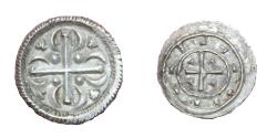 World Coins - Hungary  - Stephen (Istvan II) - 1116-1131 - AR denar - XF  Time of the crusades