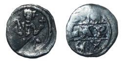 World Coins - Hungary - Bela IV - 1235-1270 AD - silver obolus - VF   RRR