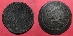World Coins - Hungary - Bela III - Copper coin - 1172-1196 - Crusader parabolic coin