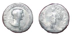Ancient Coins - Trajan - Augustus 98-117 AD - AR denarius - Beautiful - VF