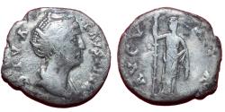 Ancient Coins - Faustina I - b.ca.100 - d.141 AD - AR Denarius