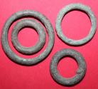 Ancient Coins - Celtc, Proto money - Lot comprising 4 pieces of ring proto money, BC